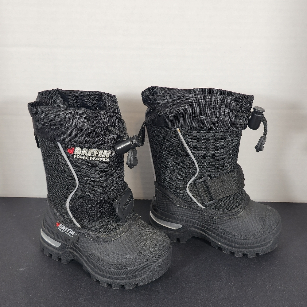 Baffin Black Winter Snow Boots Kids Youth Size 5